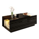 MERAX Table basse. Coloris disponibles : Noir, Blanc