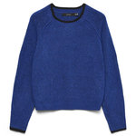 Vero Moda Pull Bleu Femme Vero Moda Maquarius  Raglan. Coloris disponibles : Bleu