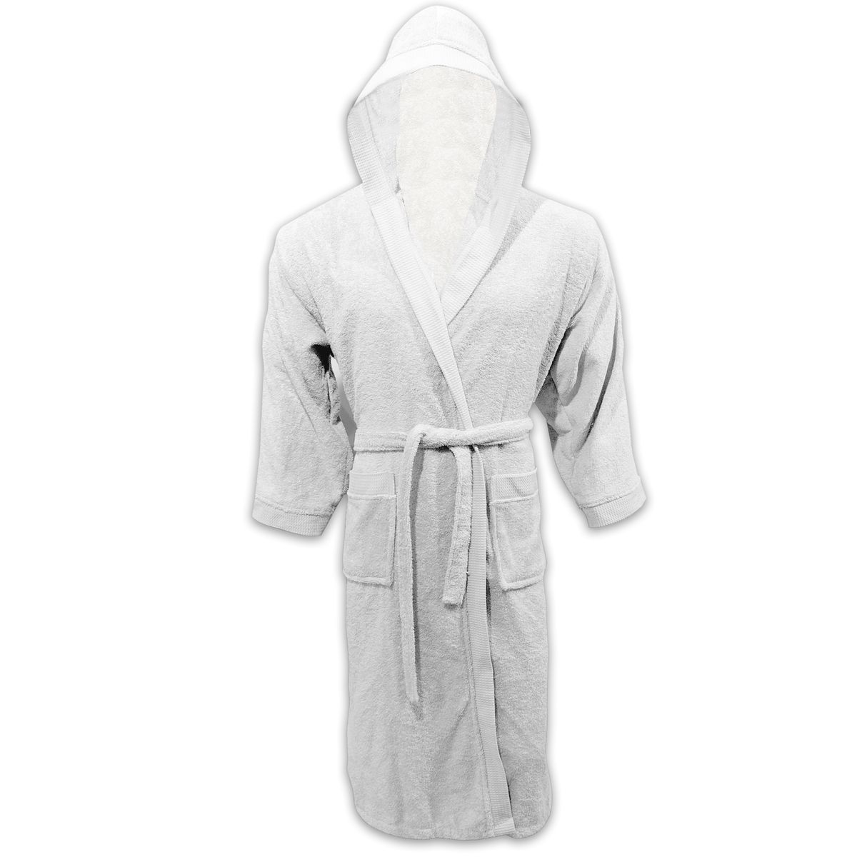 ACTUEL Peignoir uni en coton bio organique 420 gr/m2