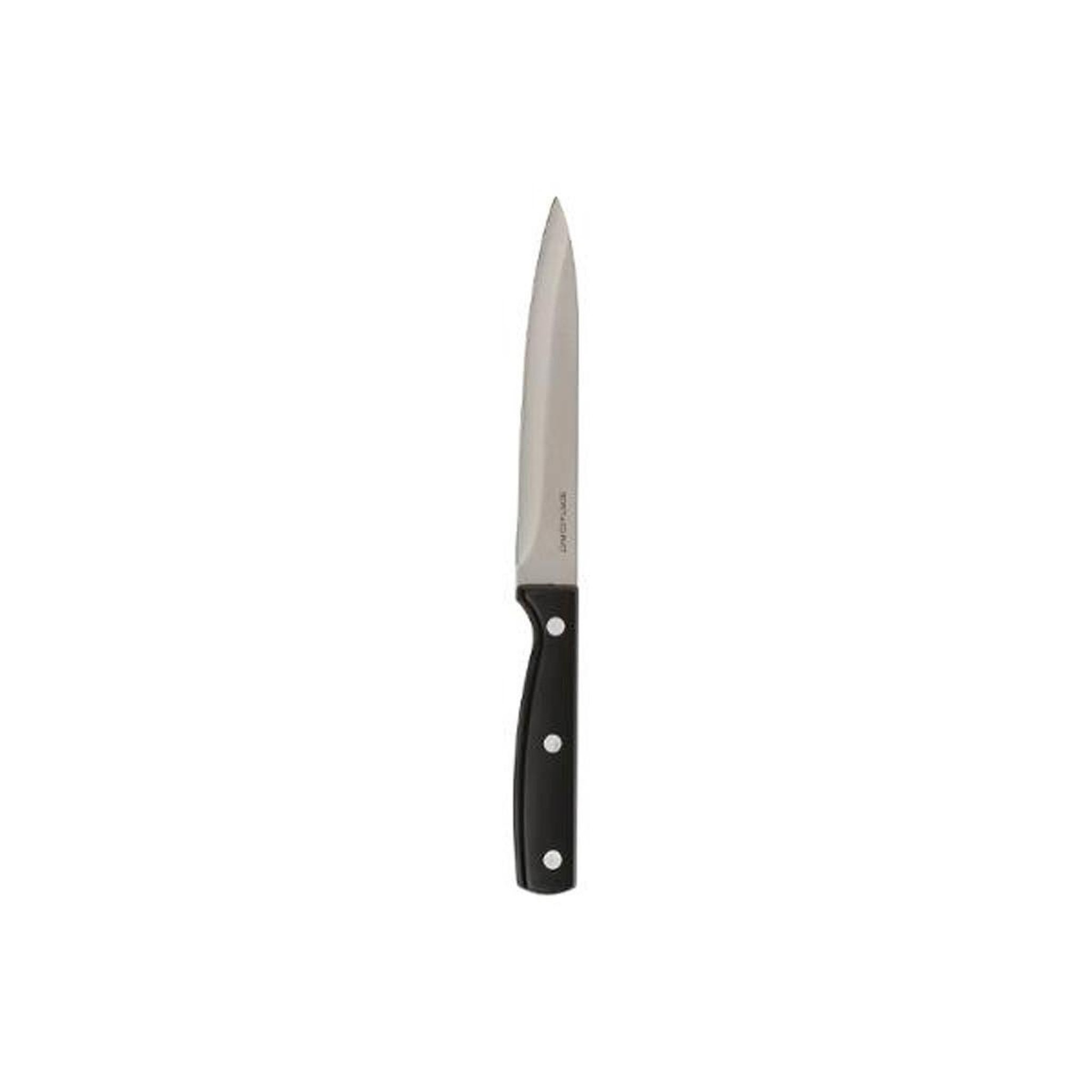 B BASIC & CO Couteau Utilitaire Inox  Dice  22cm Noir