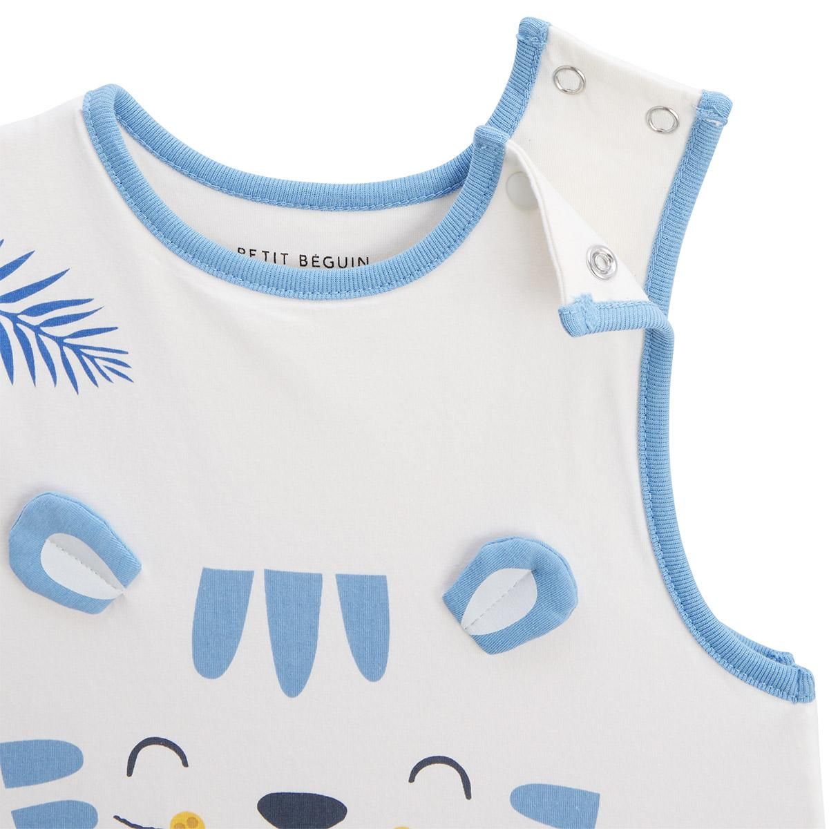 Petit Béguin Turbulette d'été avec pieds retroussables Biscarosse