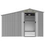 Voir la diapositive 5 : VIDAXL Abri de jardin gris 277x365,5x179 cm acier galvanise