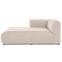 Voir la diapositive 4 : LISA DESIGN Debbie - module d'assise méridienne gauche en tissu texturé
