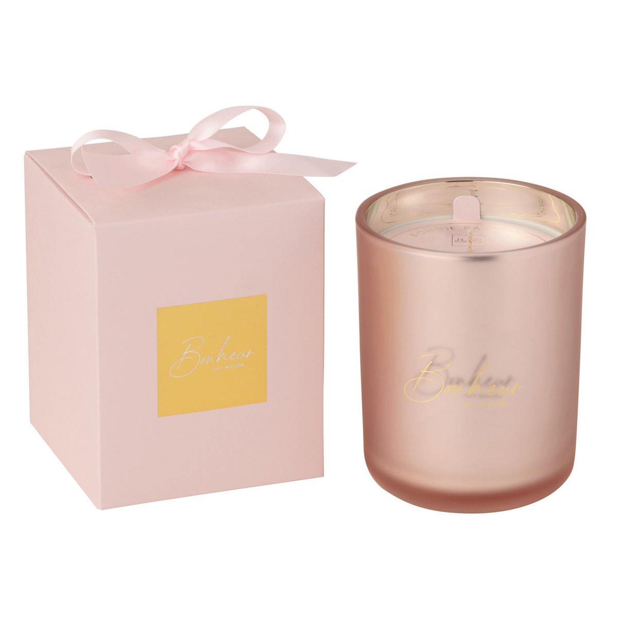J-LINE Bougie parfumée  cloe  14cm sapphire amber tea