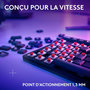 Voir la diapositive 3 : Logitech Clavier gamer sans fil G515 Lightspeed TKL tactile Noir