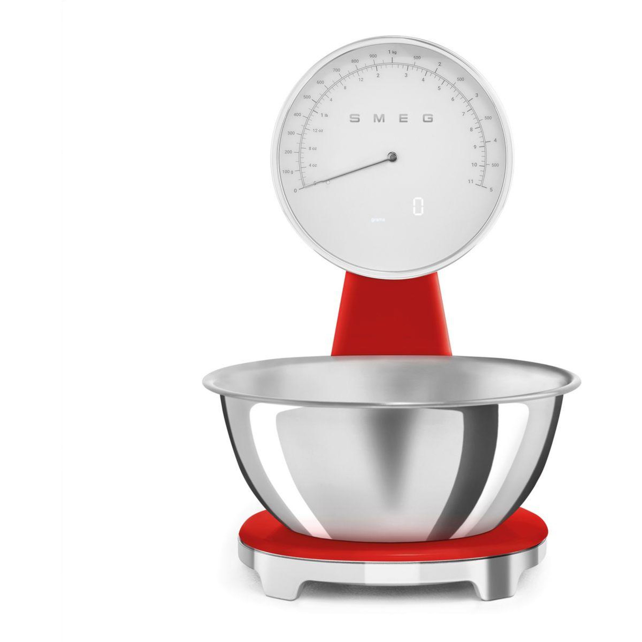 SMEG Balance de cuisine KSF01RDWW Rouge