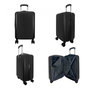 Voir la diapositive 3 : David Jones Lot 3 valises rigides dont 1 cabine TSA