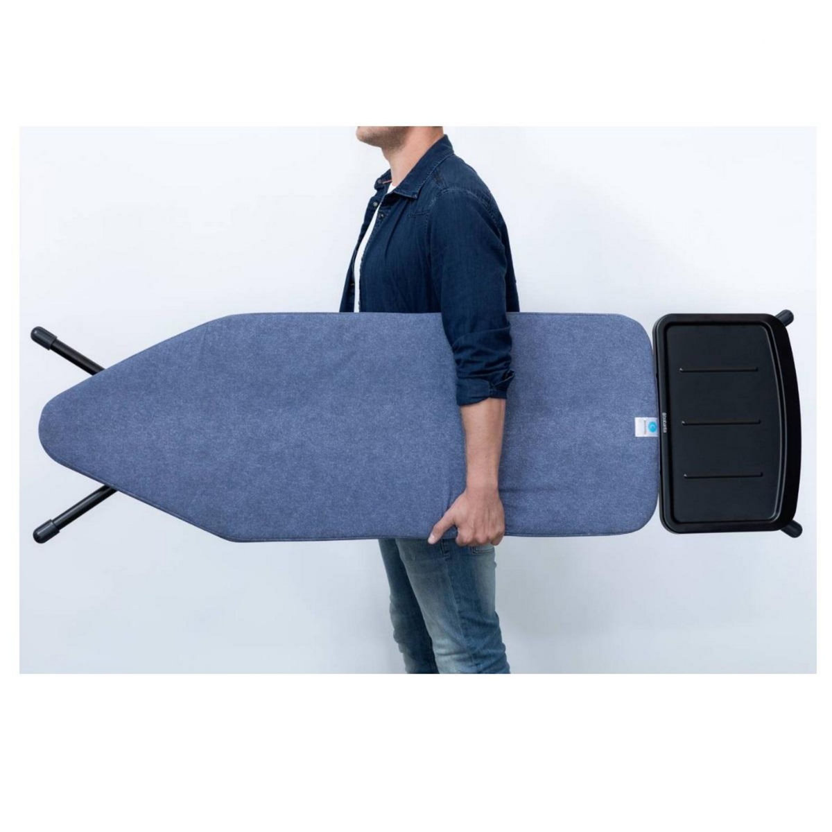 BRABANTIA Table à repasser 124x45cm denim blue - BRA-134623
