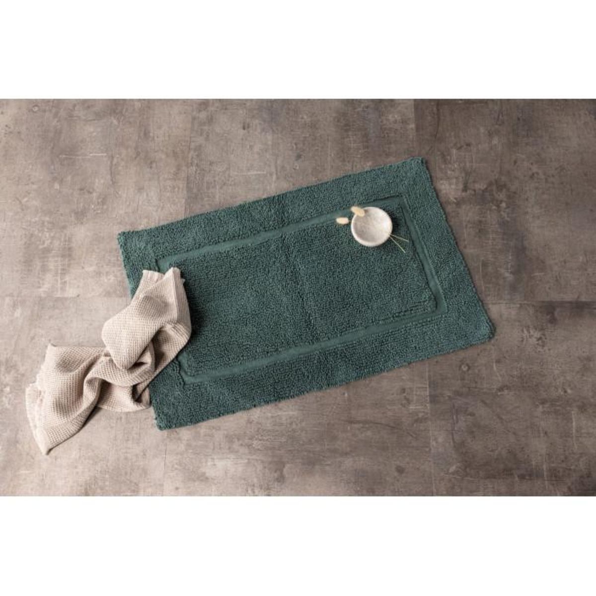 Paris Prix Tapis de Salle de Bain  William  60x90cm Vert
