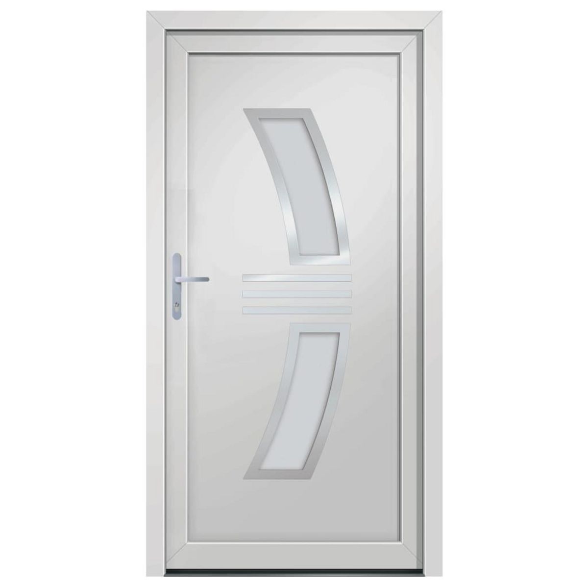 VIDAXL Porte d'entree Blanc 88x200 cm PVC