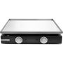 Voir la diapositive 2 : Riviera & Bar Plancha électrique QPL1230 inox 2 brûleurs à poser, 55x40 cm