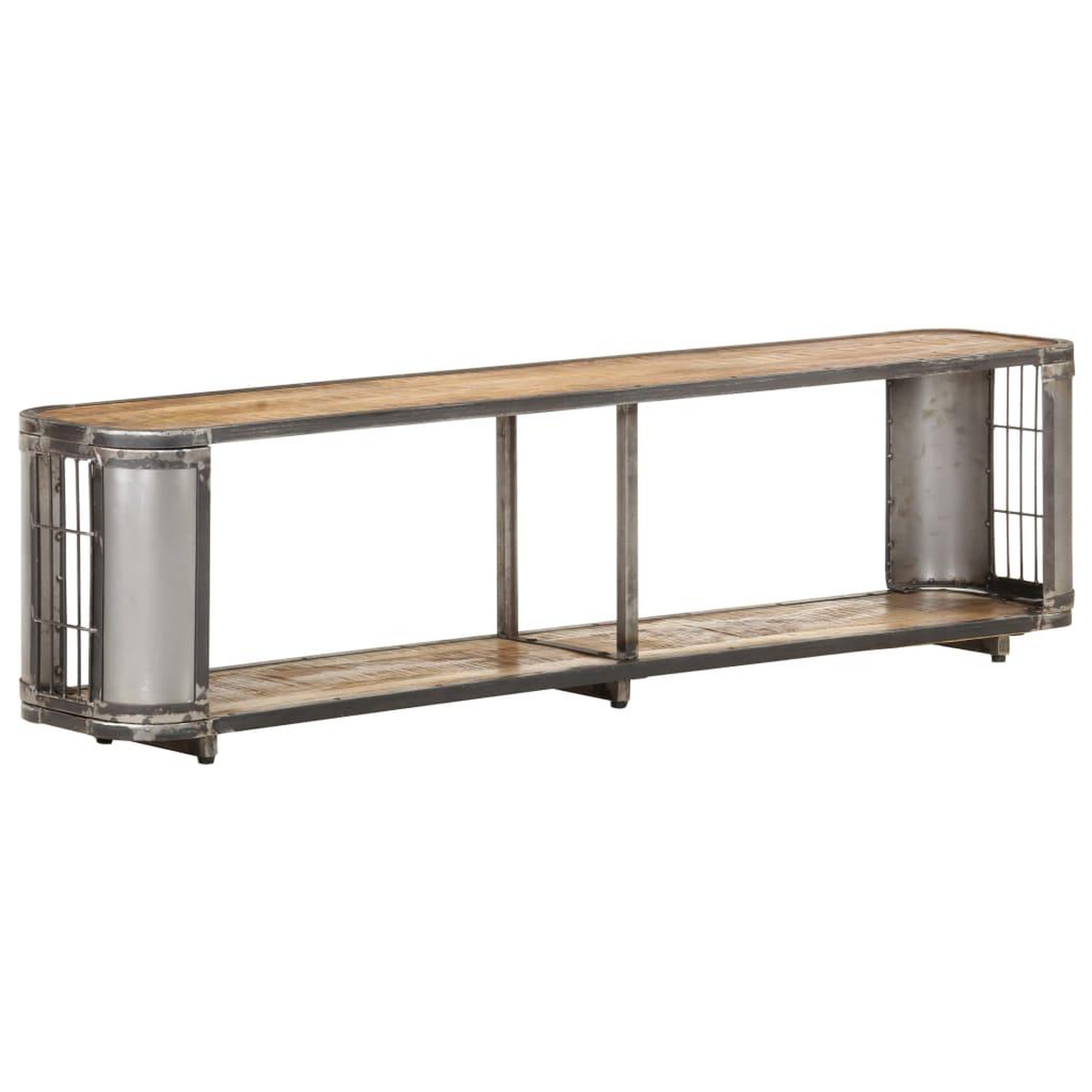 Voir la diapositive 1 : VIDAXL Meuble TV 150x30x40 cm Bois massif de manguier