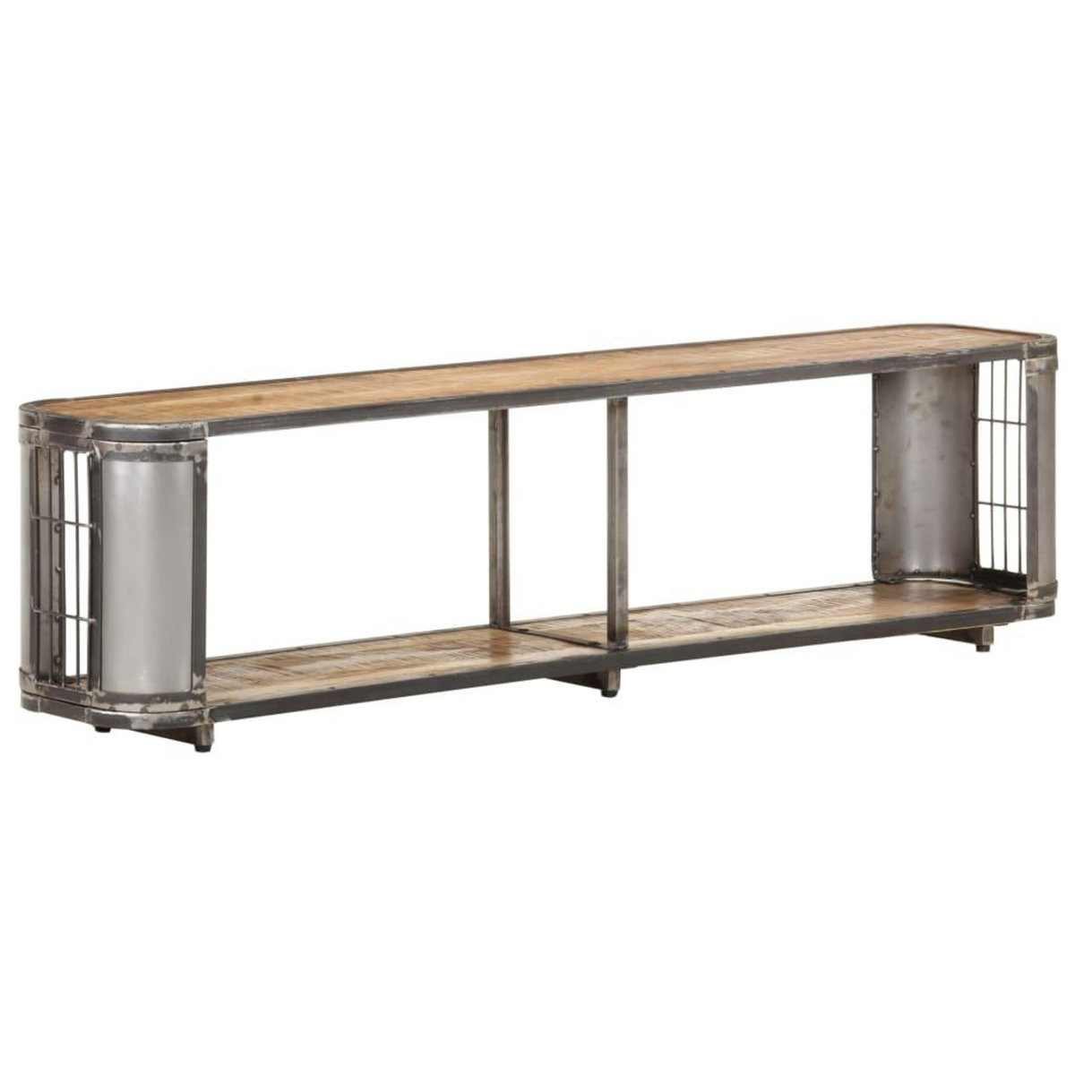 VIDAXL Meuble TV 150x30x40 cm Bois massif de manguier