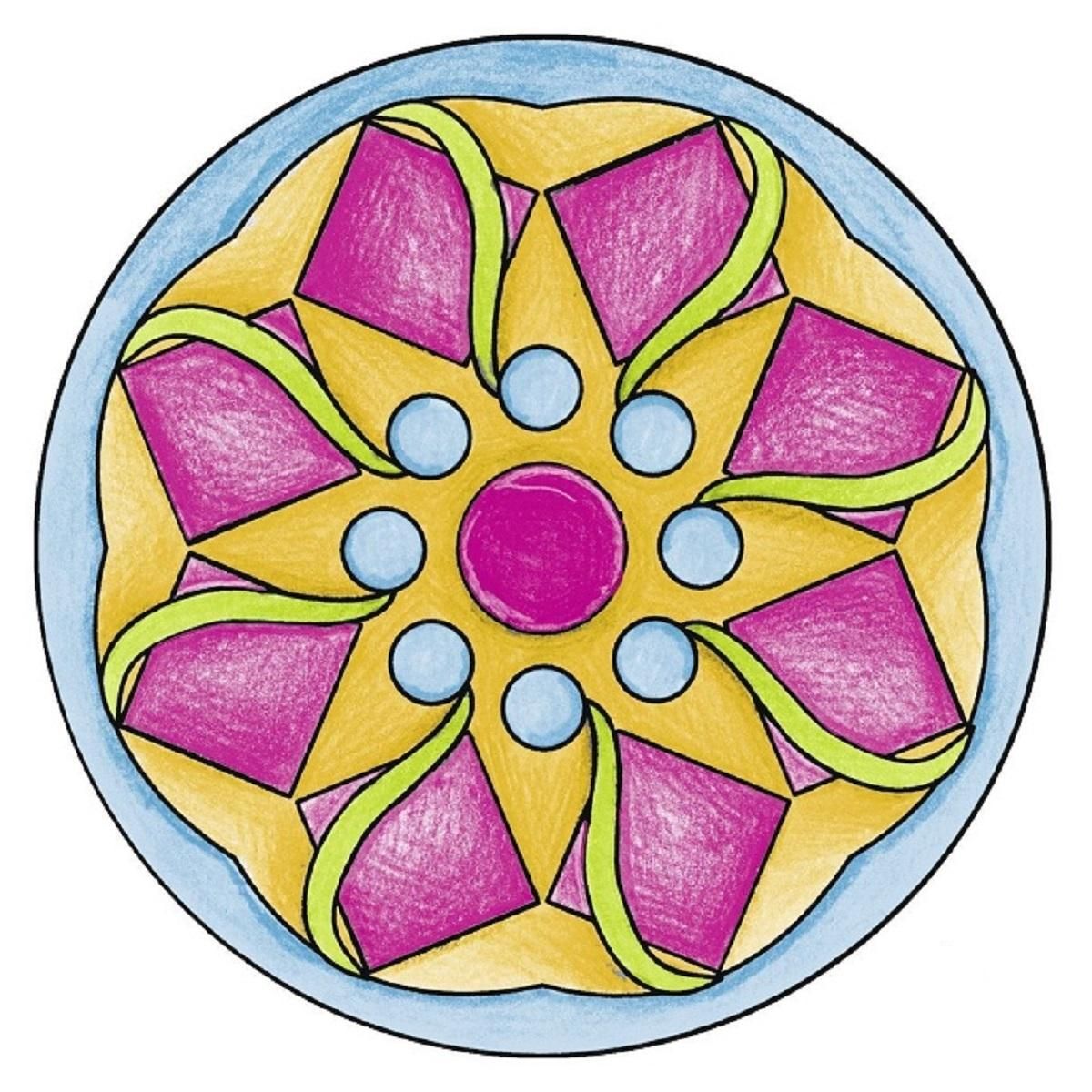 RAVENSBURGER Mini mandalas classiques 18 pièces