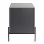 Voir la diapositive 3 : Paris Prix Table de Chevet 1 Tiroir  Ali  60cm Anthracite & Naturel