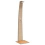 Voir la diapositive 2 : VIDAXL Douche d'exterieur beige 55x60x224cm resine tressee bois acacia