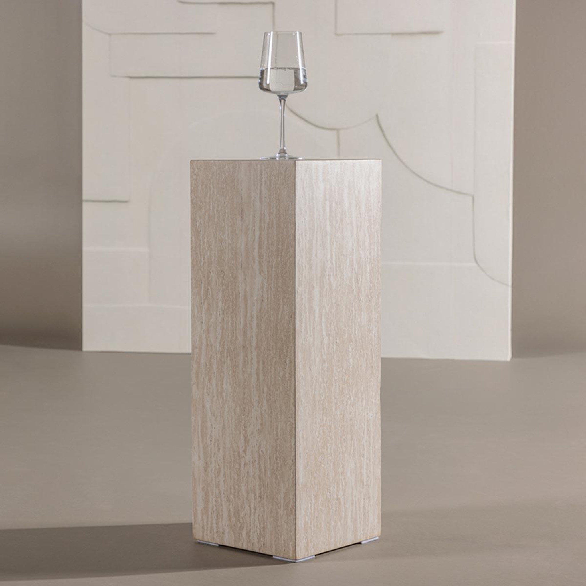 Voir la diapositive 4 : Paris Prix Sellette Décorative  Ramsvik  65cm Beige