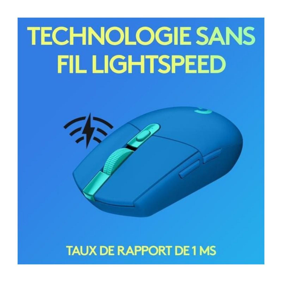 LOGITECH G Souris Gaming Sans Fil - LOGITECH G - G305 - LIGHTSPEED - Autonomie 250h - Bleu