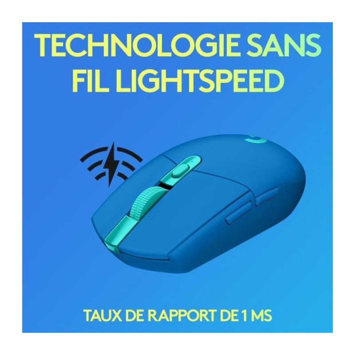 LOGITECH G Souris Gaming Sans Fil - LOGITECH G - G305 - LIGHTSPEED - Autonomie 250h - Bleu