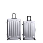 BLUESTAR BLUESTAR - LOT DE 2 - Valises grand format et weekend HAGEN. Coloris disponibles : Violet, Vert, Beige, Noir, Bleu, Rose