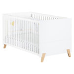 BABY PRICE  Lit bébé évolutif Little Big Bed 140x70cm JOY coloris naturel  
