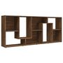 Voir la diapositive 5 : VIDAXL Bibliotheque Chene marron 67x24x161 cm Bois d'ingenierie