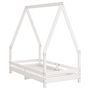 Voir la diapositive 3 : VIDAXL Cadre de lit pour enfant blanc 70x140 cm bois de pin massif