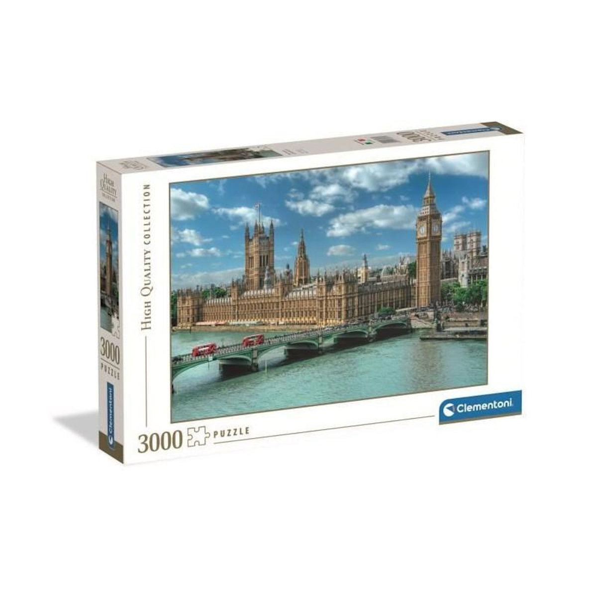 CLEMENTONI Puzzle 3000 pièces The Houses of Parliament – Clementoni – Adulte – Grand format – Puzzle de qualité