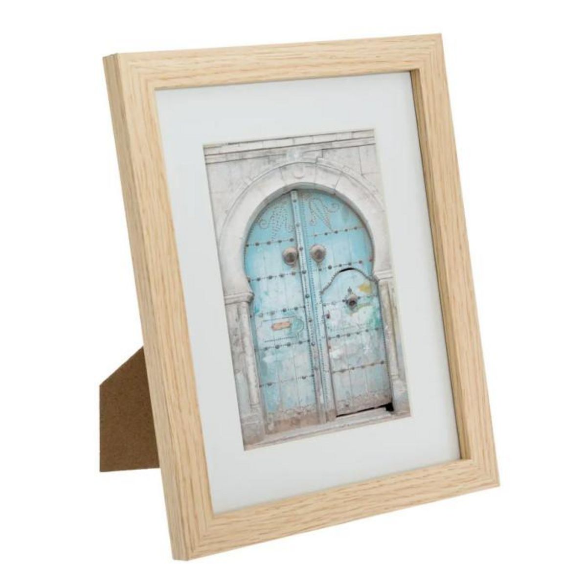 ATMOSPHERA 5 Cadres photos muraux Ethnique - Marron