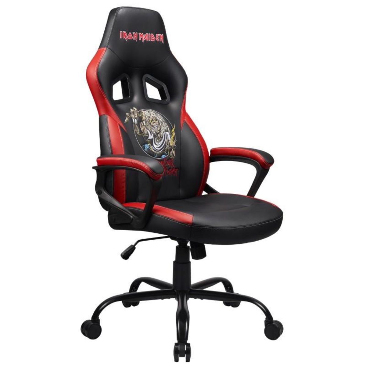 Subsonic Chaise gaming Iron Maiden, fauteuil gamer Noir taille L
