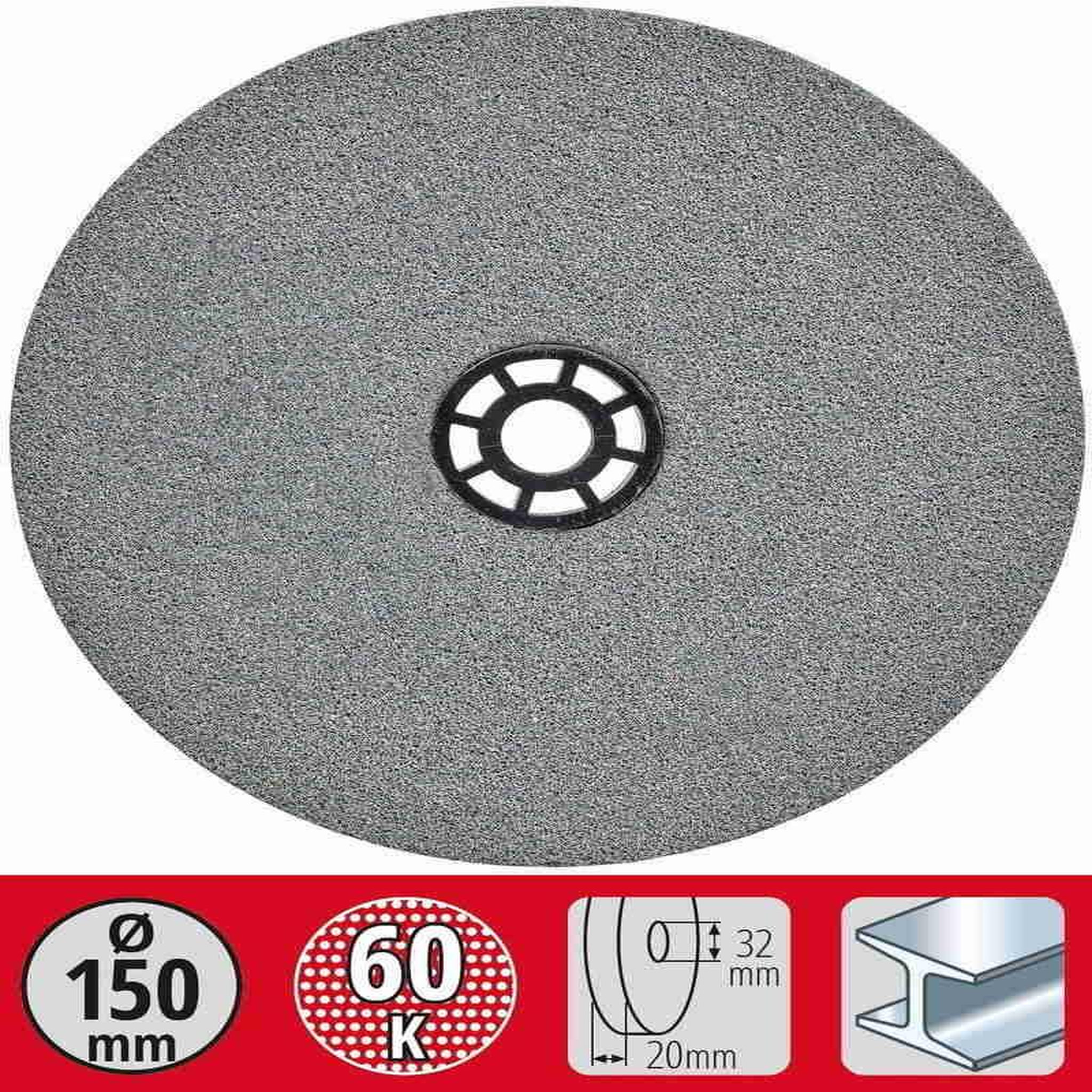 KWB Meule grain fin diam.150x12,7x20mm