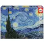 EDUCA Puzzle 1000 pièces : La Nuit étoilée, Vincent Van Gogh