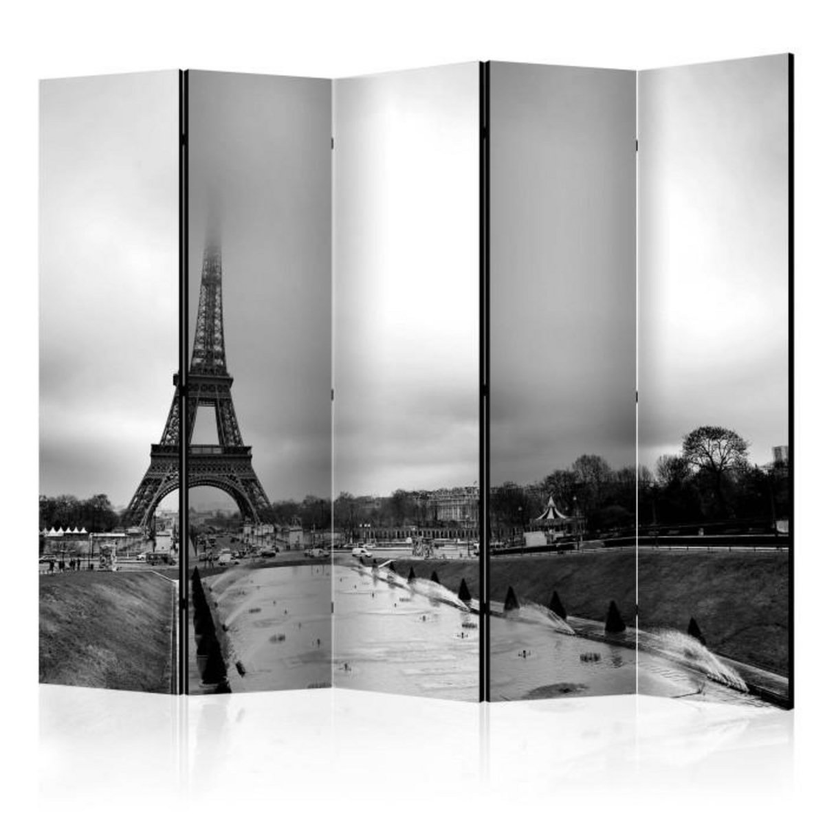 Paris Prix Paravent 5 Volets  Paris : Eiffel Tower  172x225cm