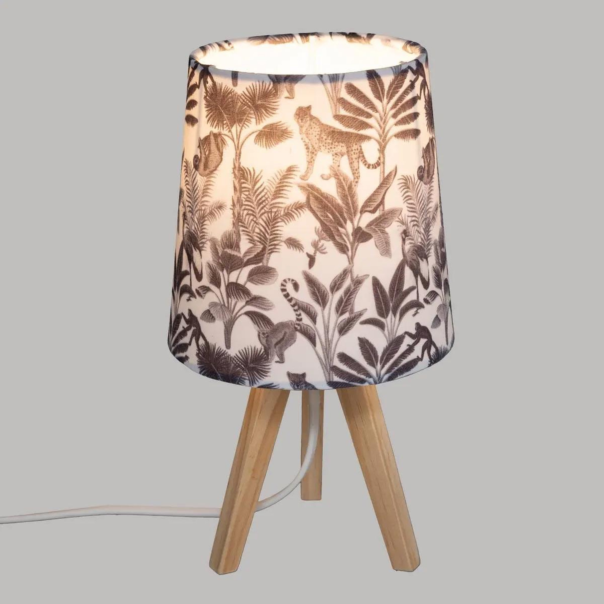 Voir la diapositive 2 : Atmosphera Kids Lampe à poser enfant  jungle  23cm bleu