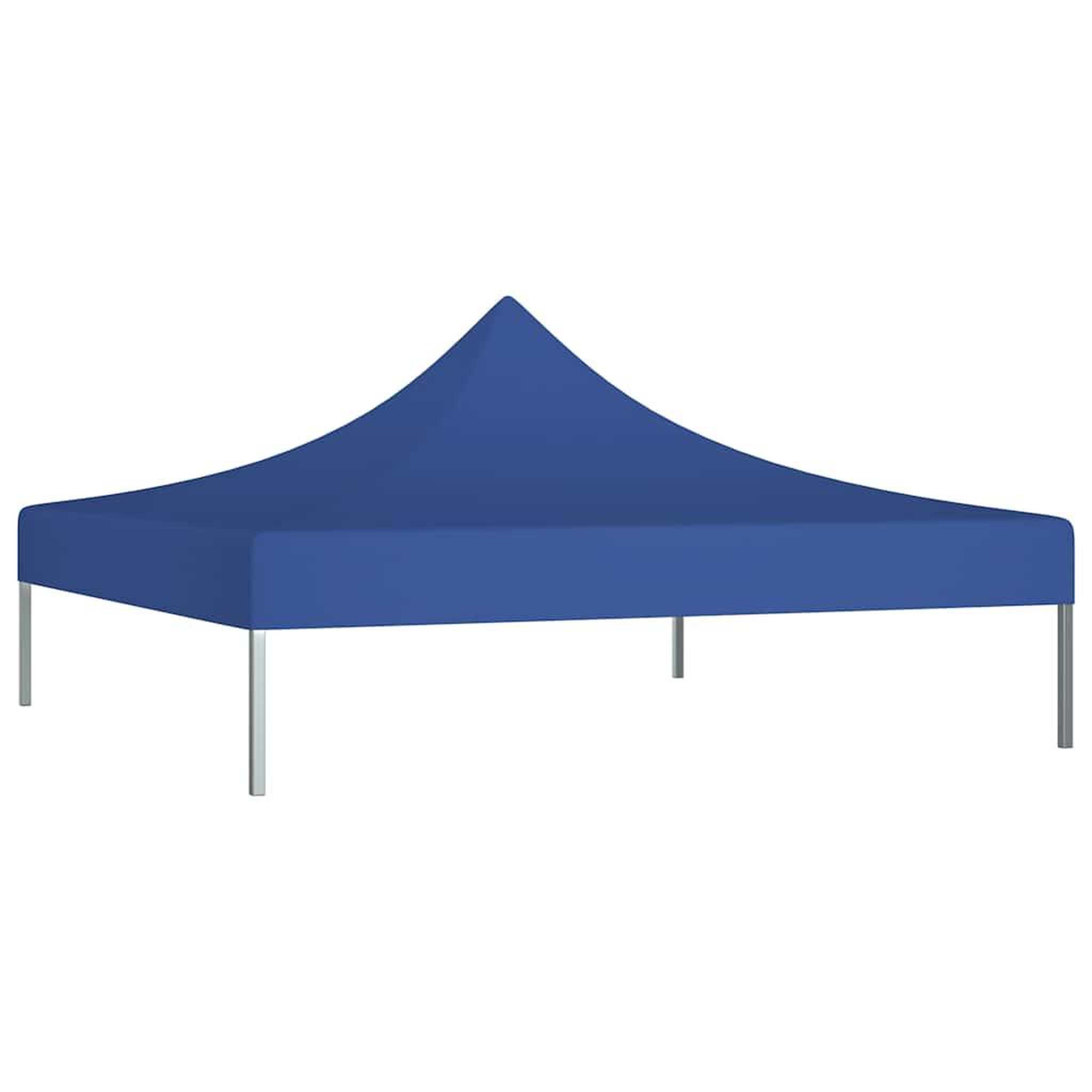 Voir la diapositive 2 : VIDAXL Toit de tente de reception 2x2 m Bleu 270 g/m^2