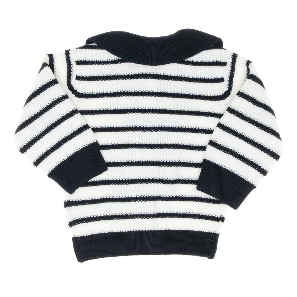 ELLE EST OU LA MER Gilet Marinière Fille EOM Gila