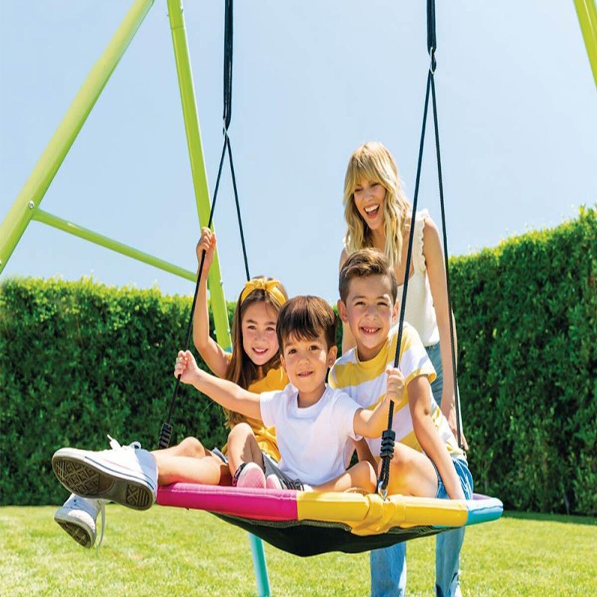 INTEX Portique-balançoire 1 agrès nid d'oiseau - Intex