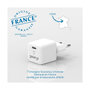 Voir la diapositive 2 : GREEN E Chargeur USB-C 20W Blanc Origine France Garantie