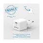 Voir la diapositive 2 : GREEN E Chargeur USB C USB-C 20W Blanc Origine France Garantie
