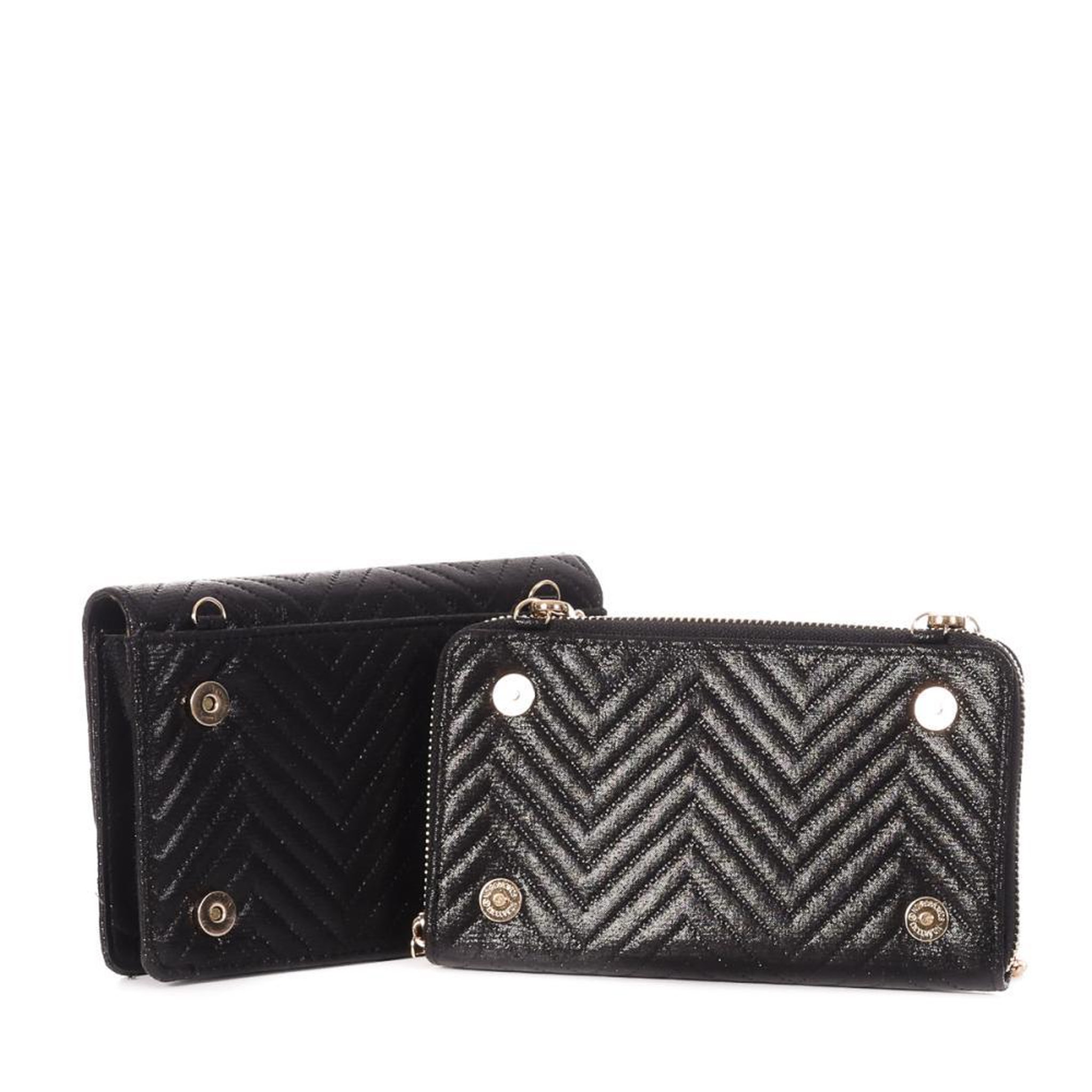 Voir la diapositive 4 : Stella Green Sac à Bandoulière Noir Femme Stella Green Chevron