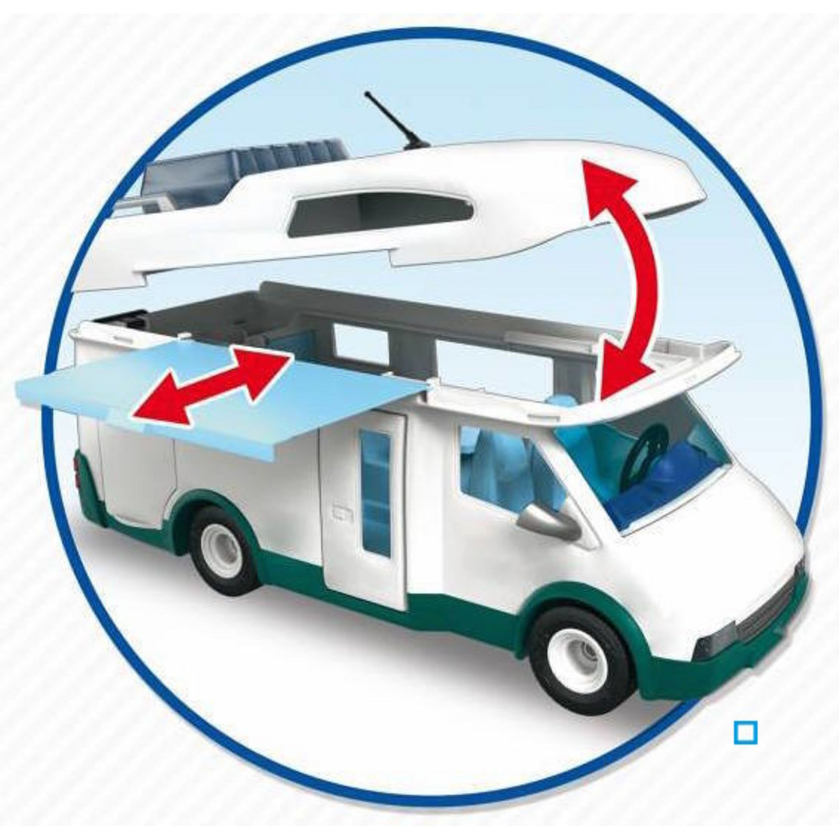 PLAYMOBIL 6671 - Summer Fun - Famille avec camping car