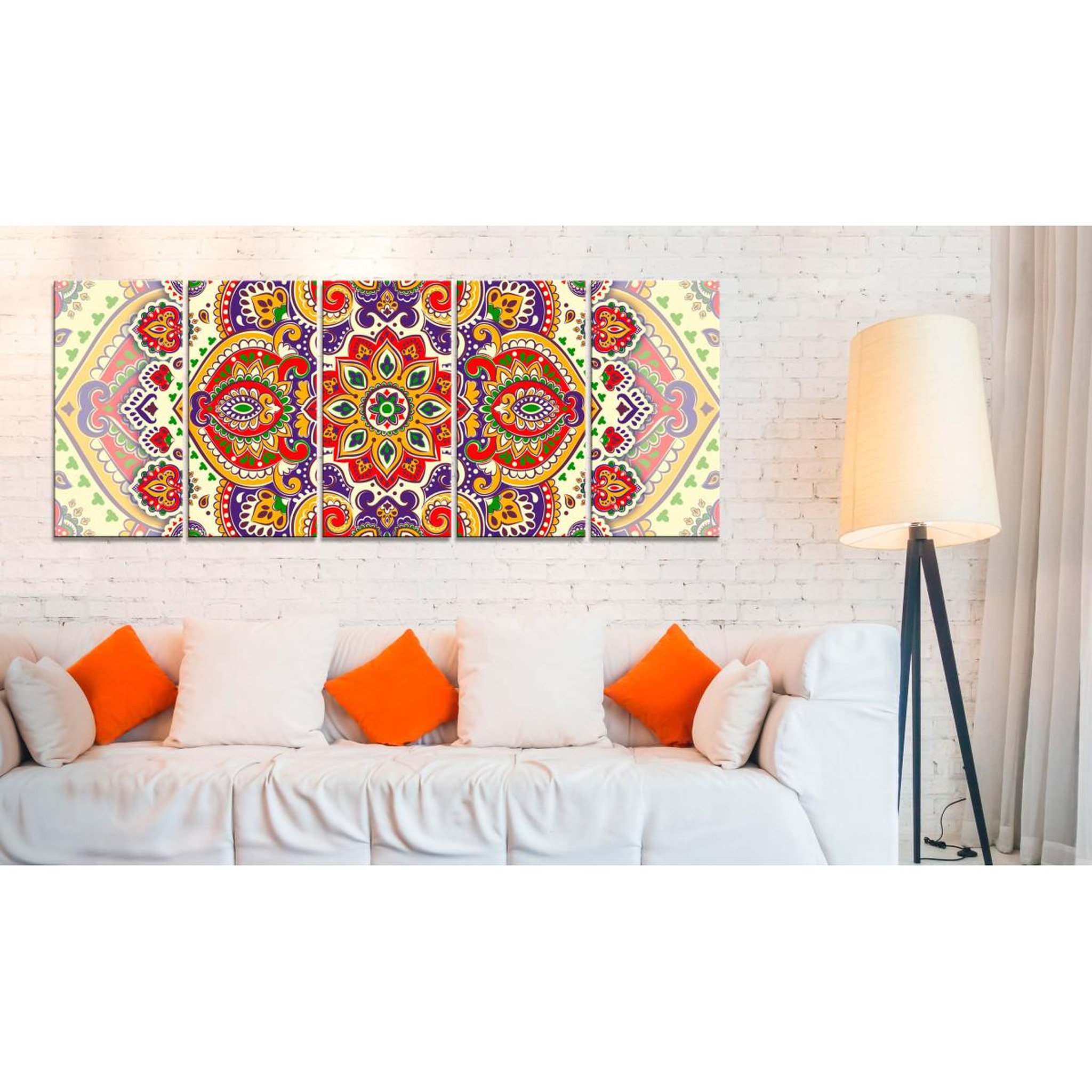 Voir la diapositive 2 : Paris Prix Tableau Imprimé  Colourful Ornament