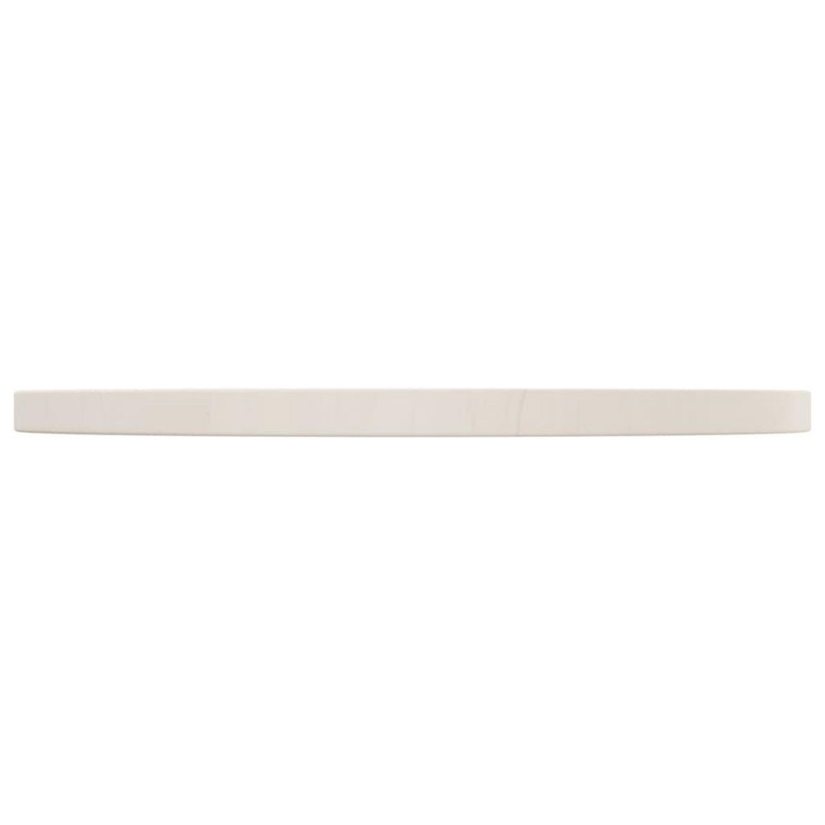 VIDAXL Dessus de table Blanc Ø50x2,5 cm Bois de pin massif