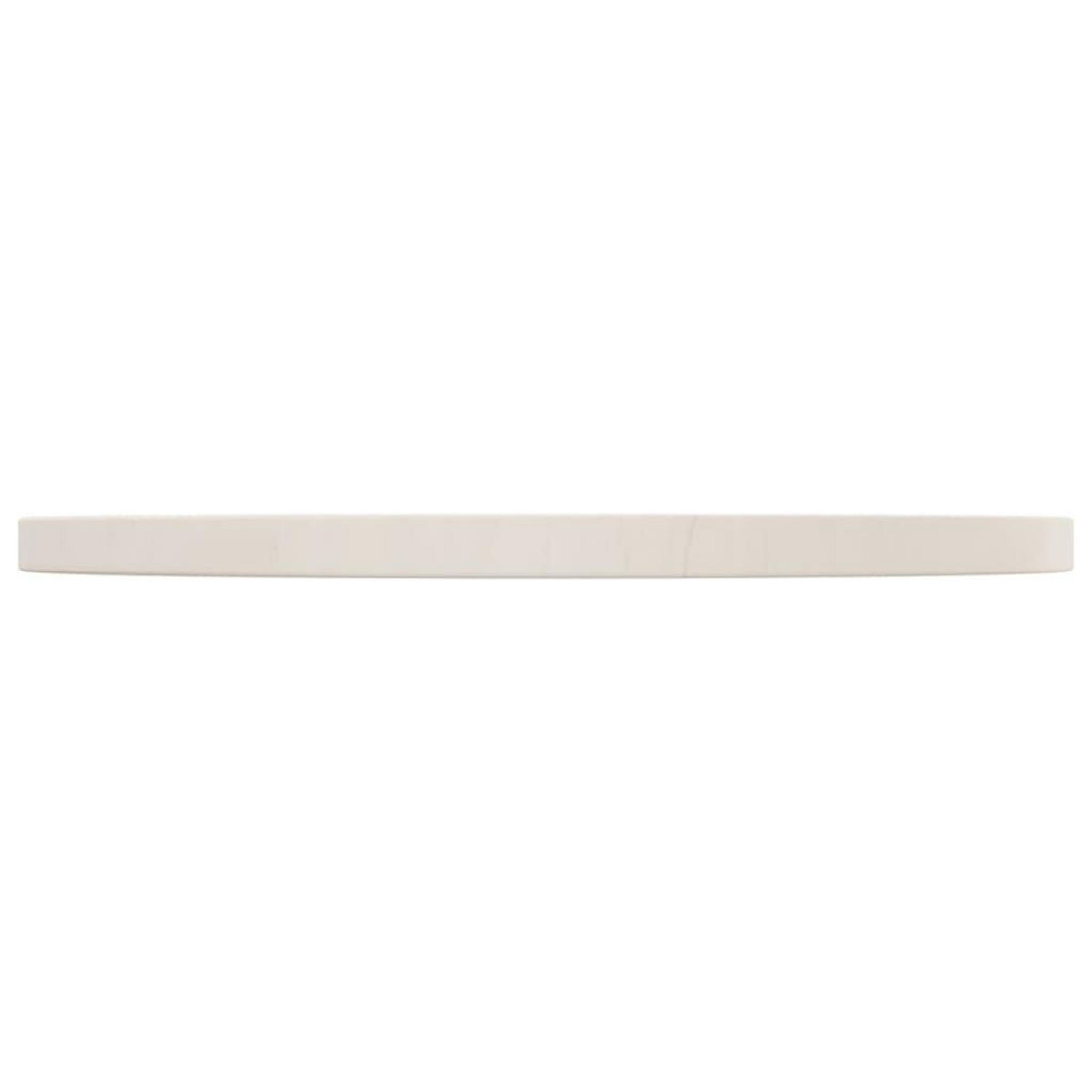 VIDAXL Dessus de table Blanc Ø50x2,5 cm Bois de pin massif