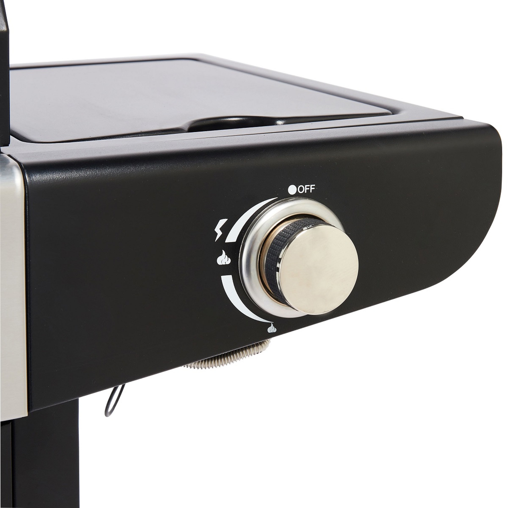 Voir la diapositive 4 : GARDENSTAR Barbecue à gaz en acier 4 brûleurs + 1 latéral MISTRA