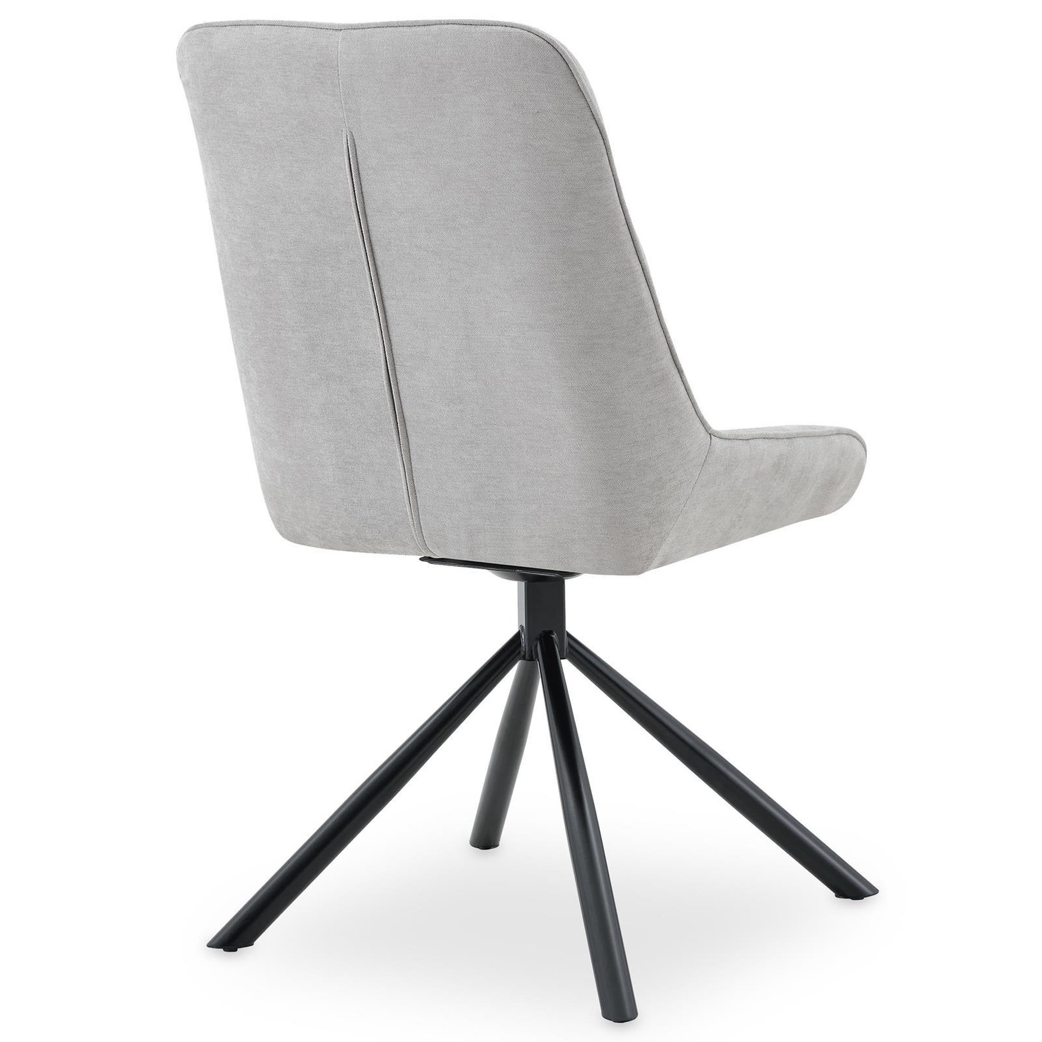 Voir la diapositive 6 : IDIMEX Lot de 2 chaises libra de salle à manger en tissu