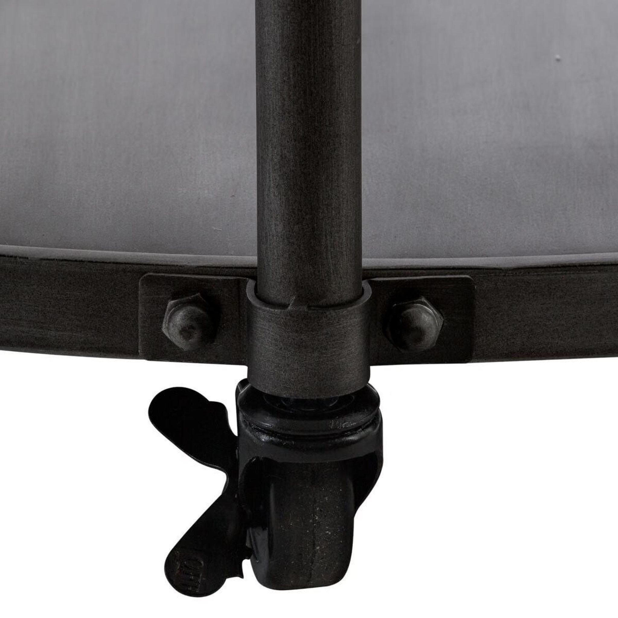Voir la diapositive 4 : ATMOSPHERA Table basse ronde en métal  chrono  89cm noir