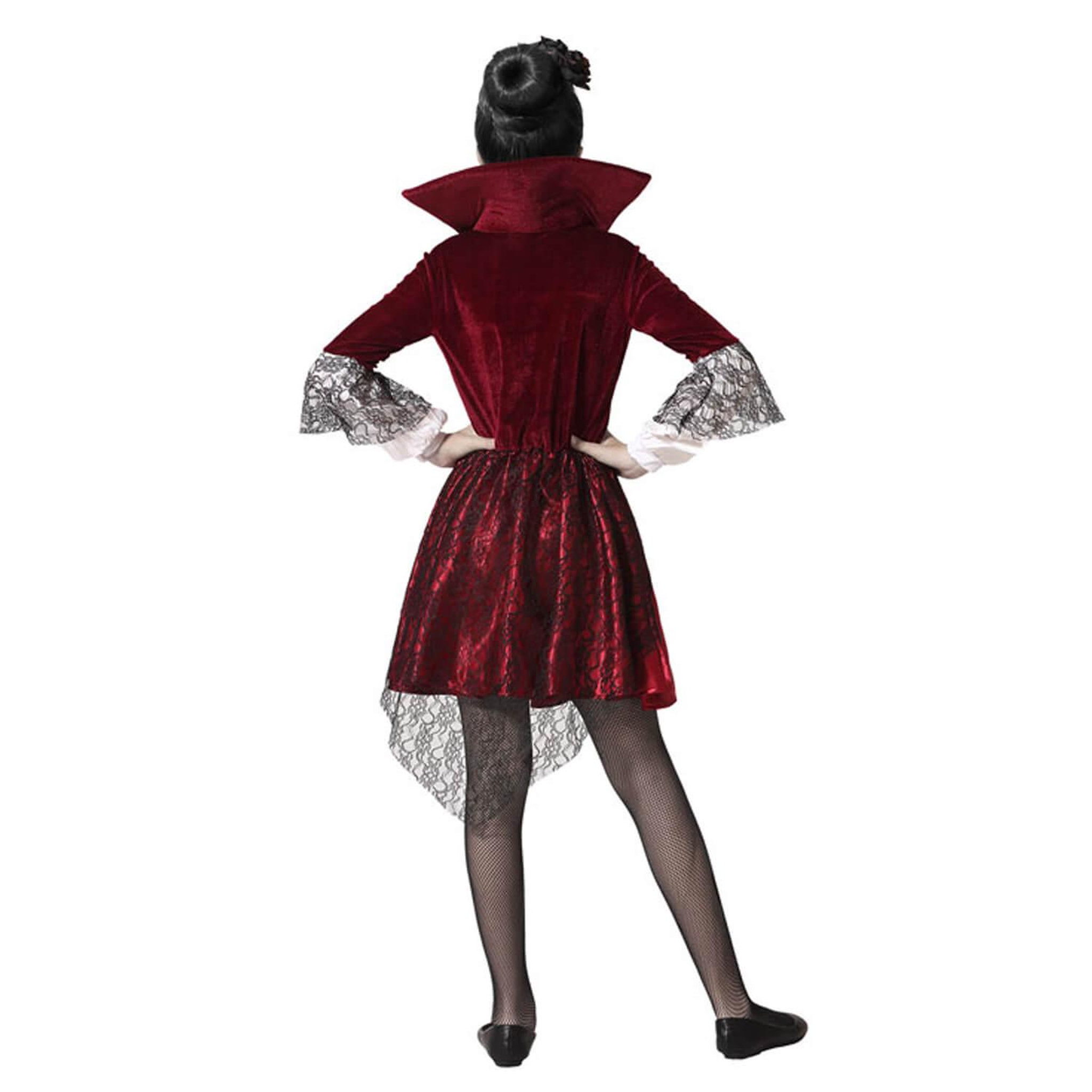 Voir la diapositive 3 : ATOSA Déguisement de Vampiresse - Fille - 10/12 ans (140 à 152 cm)