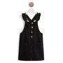 Voir la diapositive 1 : INEXTENSO Robe salopette en jean fille