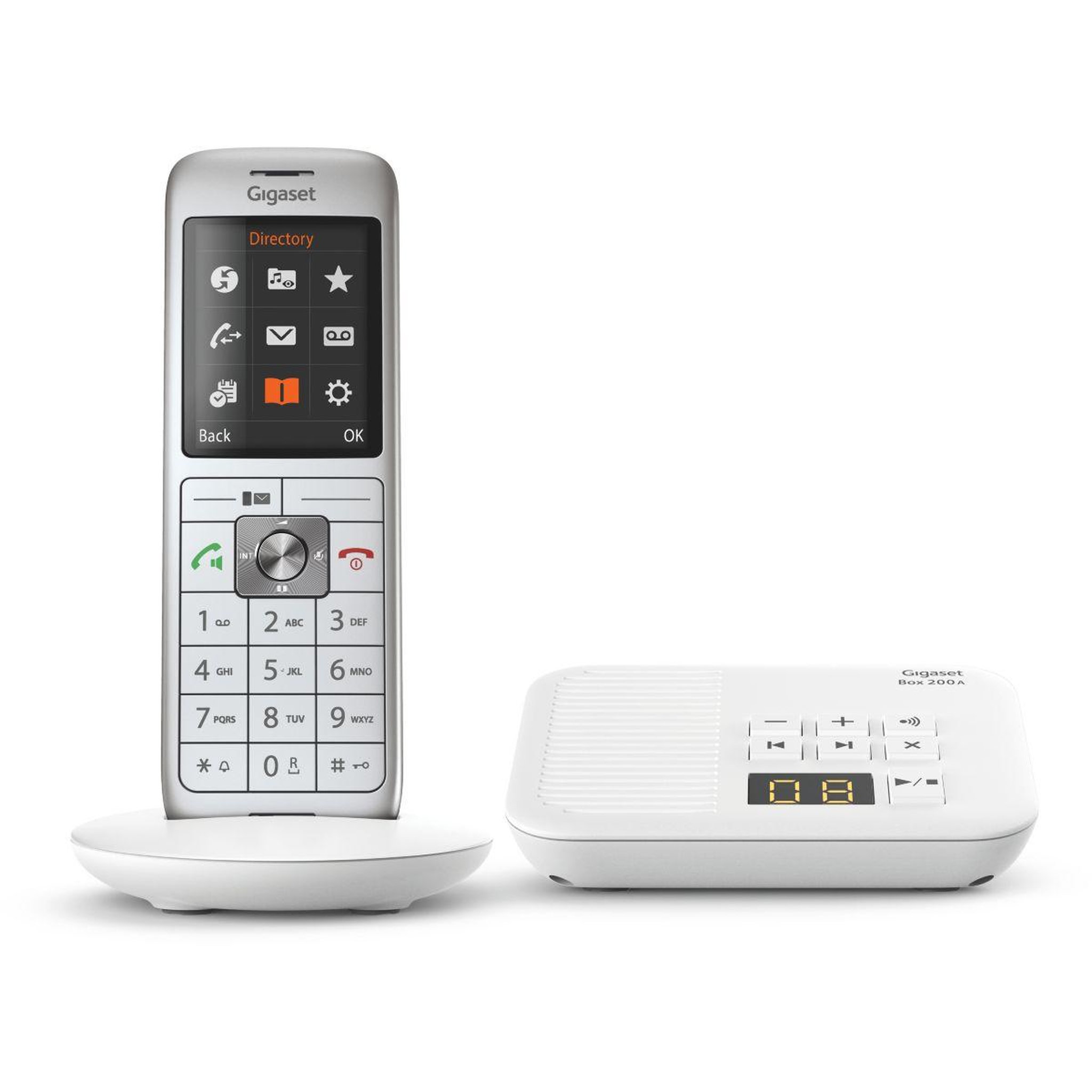 Voir la diapositive 2 : GIGASET Téléphone sans fil CL660A BLANC